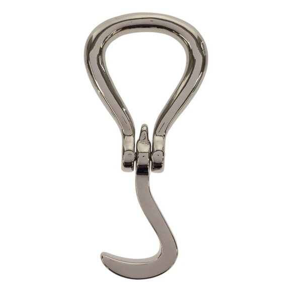 Hermes Etui Cuir Pieds Hoof Pick Silver